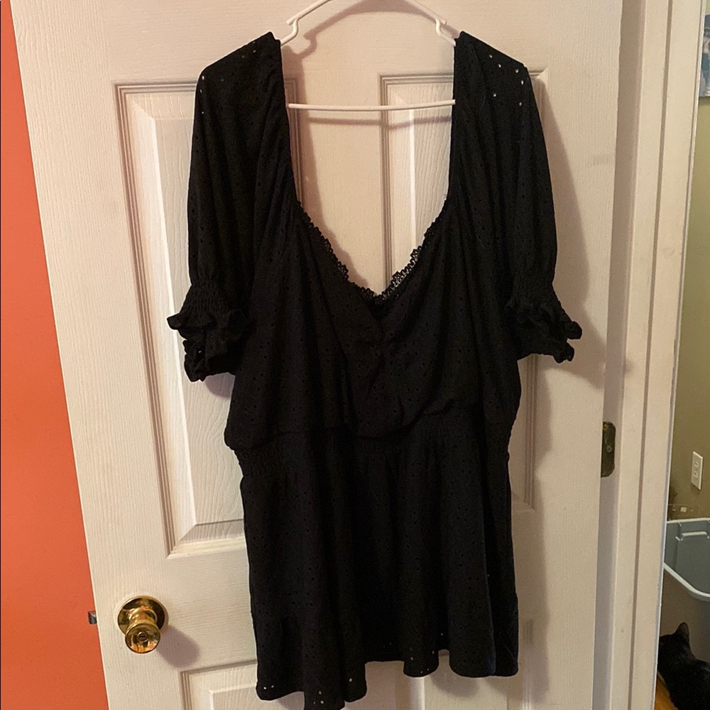 Torrid 4x Elegant Black Women's Top